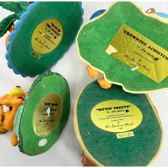 Jim Davies Garfield Odie comic books figurines Vintage Danbury Mint collectible - Picture 7 of 13